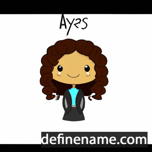 cartoon of the name Anyssa