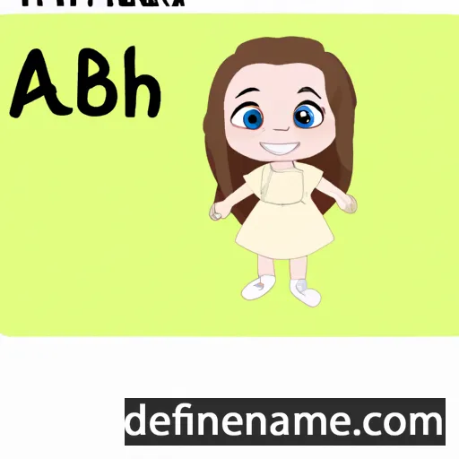 cartoon of the name Aoibh