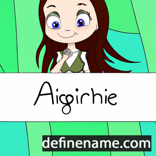 cartoon of the name Aoibhgréine