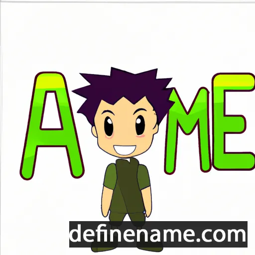 cartoon of the name Aome