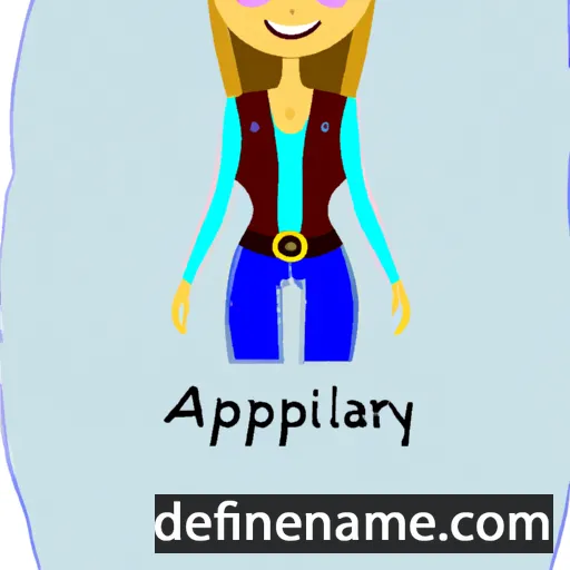 cartoon of the name Apalinaryj