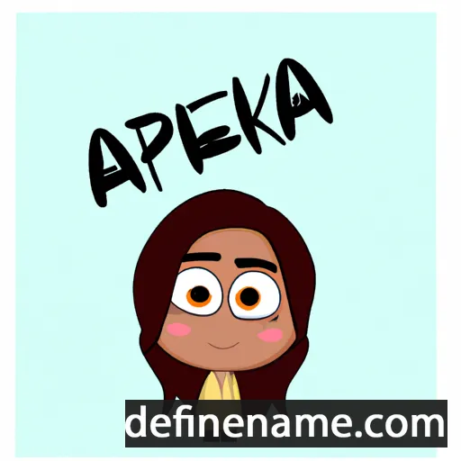 Apeksha cartoon