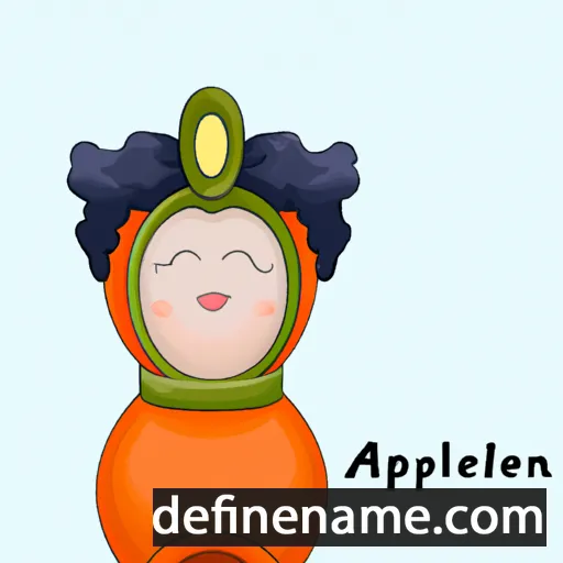 cartoon of the name Apelonia