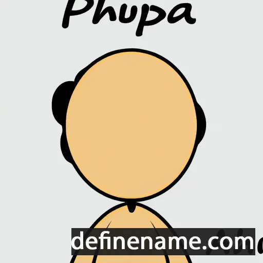 cartoon of the name Aphiah