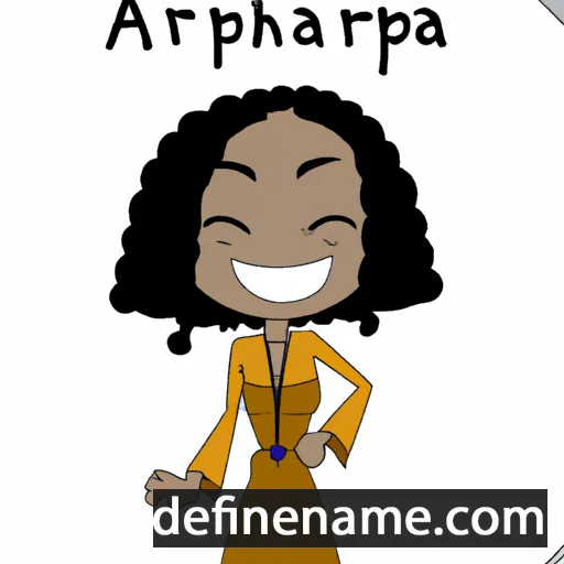 cartoon of the name Aphrah