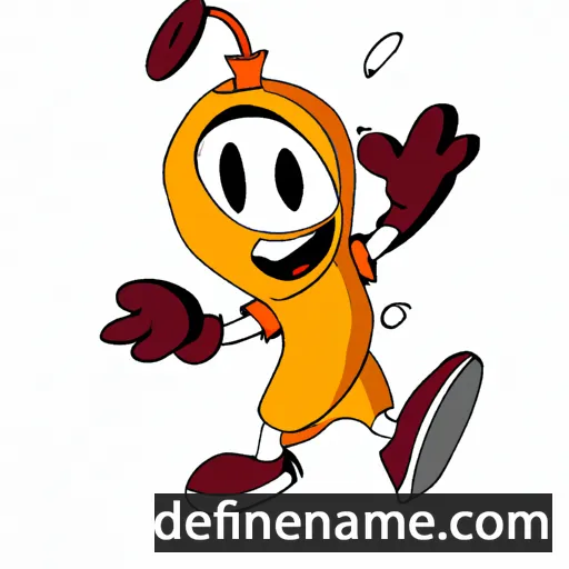 cartoon of the name Apilo