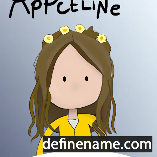 cartoon of the name Apolinne