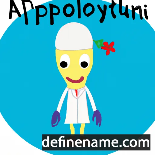 cartoon of the name Apollinary