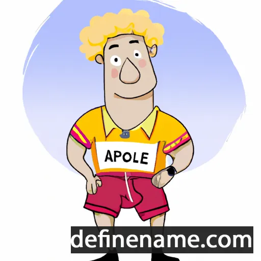 cartoon of the name Apolone