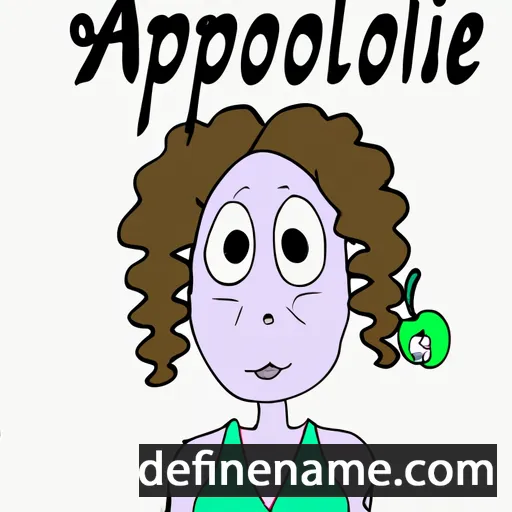 cartoon of the name Appollonie