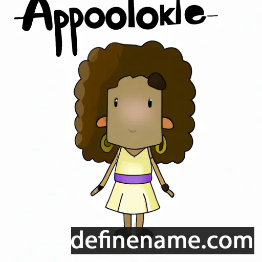 cartoon of the name Appolonie