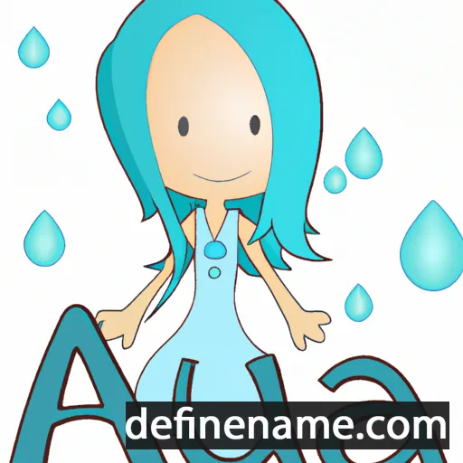 Aqua cartoon