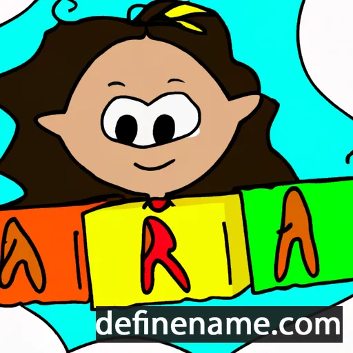 cartoon of the name Ara