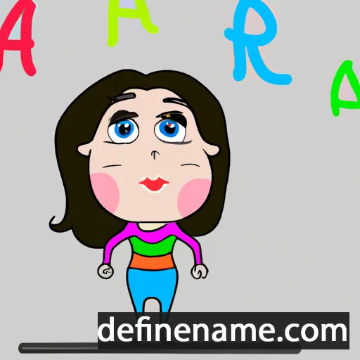 cartoon of the name Ara