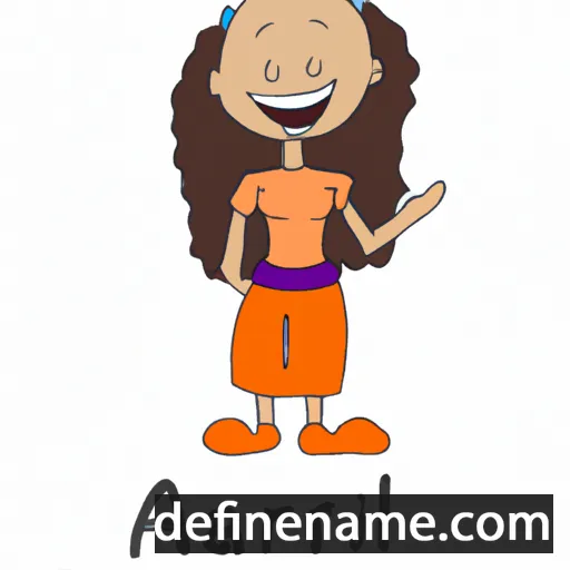 cartoon of the name Aralí