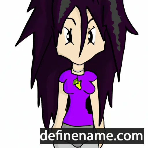 cartoon of the name Aralie