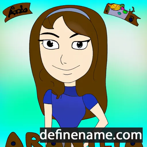 cartoon of the name Aralina