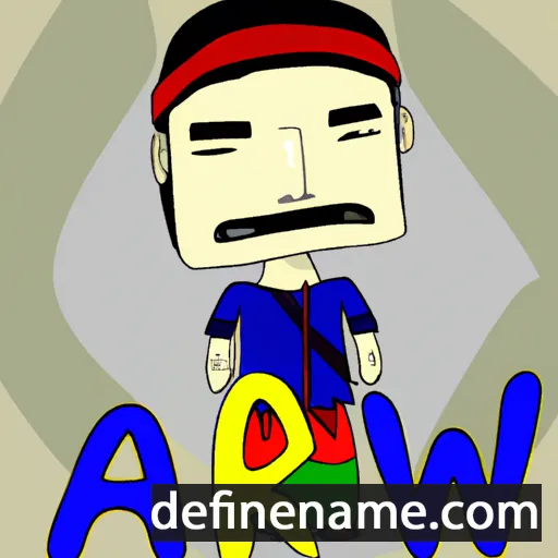 cartoon of the name Araw