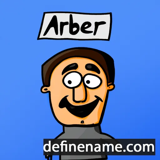 Arbër cartoon