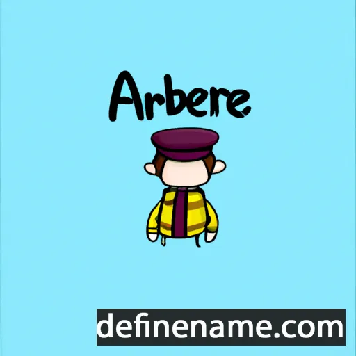 cartoon of the name Arbërie