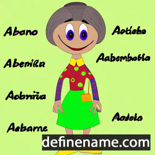 cartoon of the name Arbenita