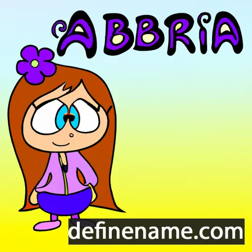 cartoon of the name Arberta