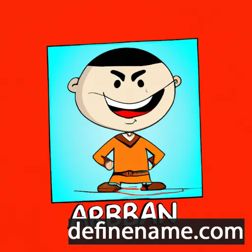 cartoon of the name Arbian