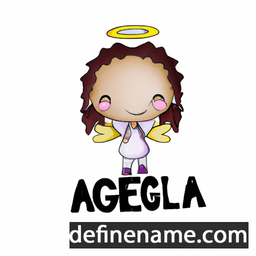 cartoon of the name Arcángela