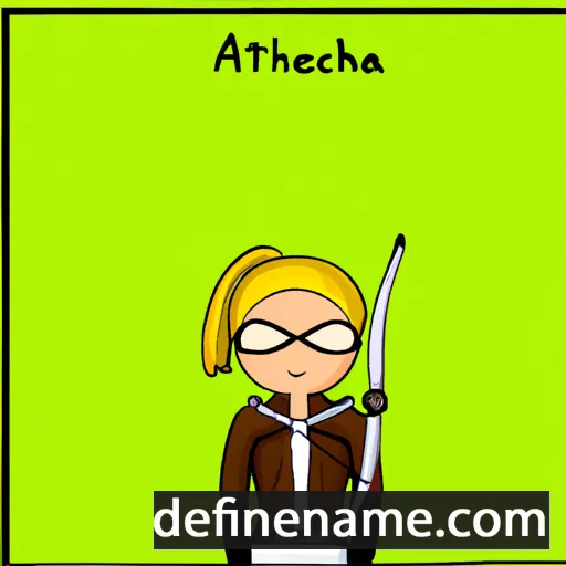 cartoon of the name Archerina