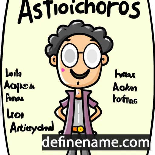 cartoon of the name Archestratos