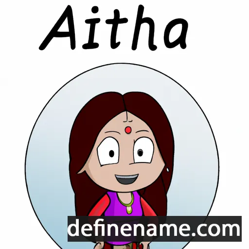 cartoon of the name Archita