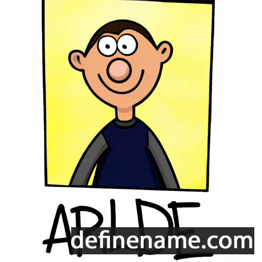 cartoon of the name Ardell