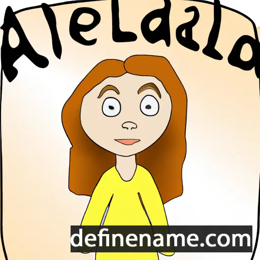 cartoon of the name Ardella