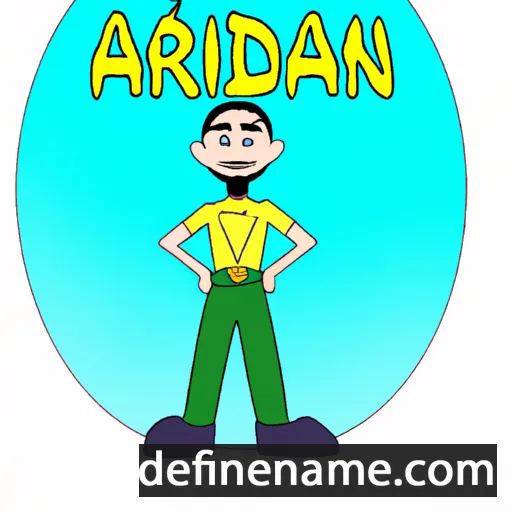 cartoon of the name Ardijan