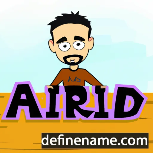 cartoon of the name Ardil