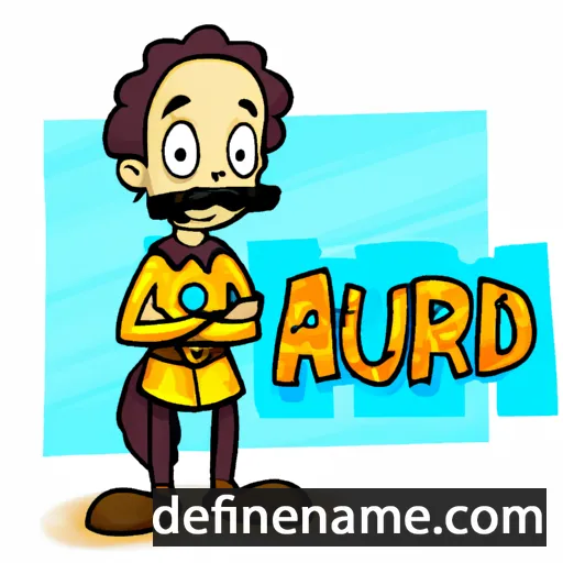 cartoon of the name Ardu