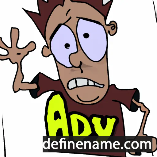 cartoon of the name Ardy