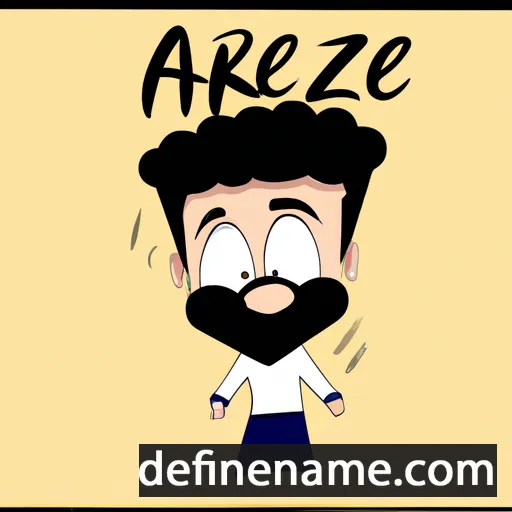 cartoon of the name Arêz