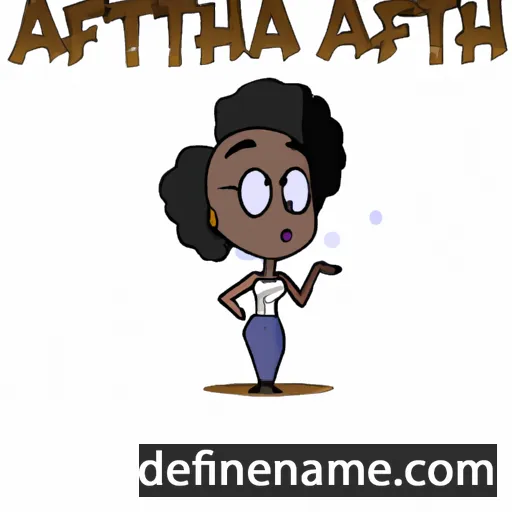 Areatha cartoon