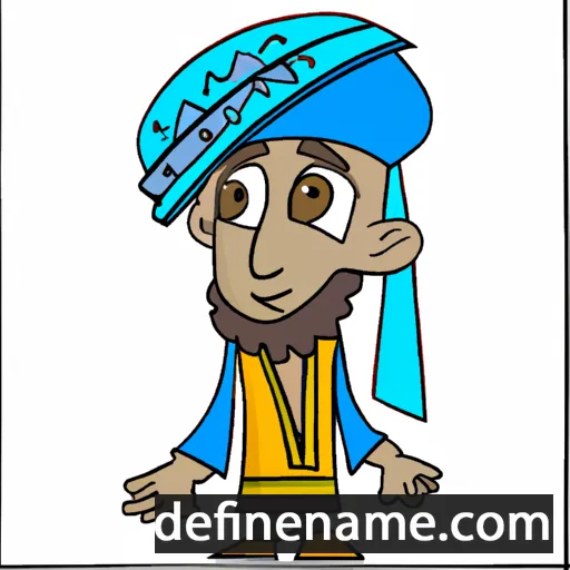 cartoon of the name Areknazan