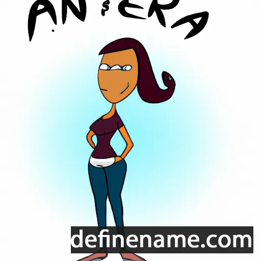 cartoon of the name Arenta