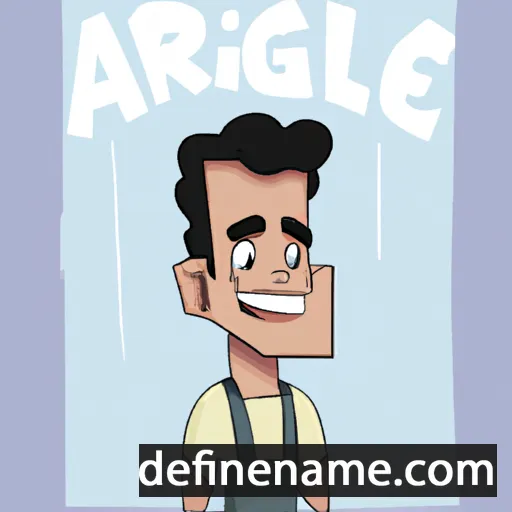 cartoon of the name Argélio