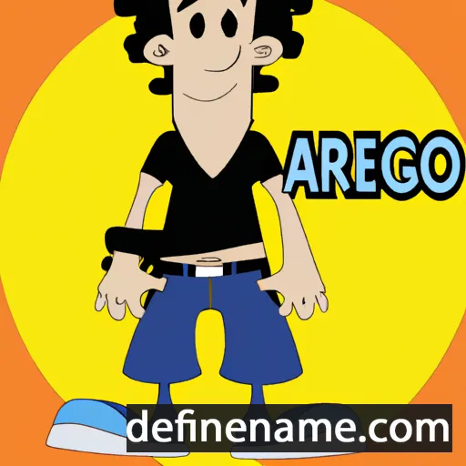 cartoon of the name Argeo