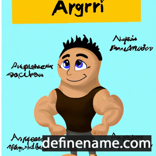 cartoon of the name Argymir