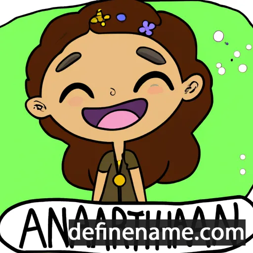 cartoon of the name Ariannah