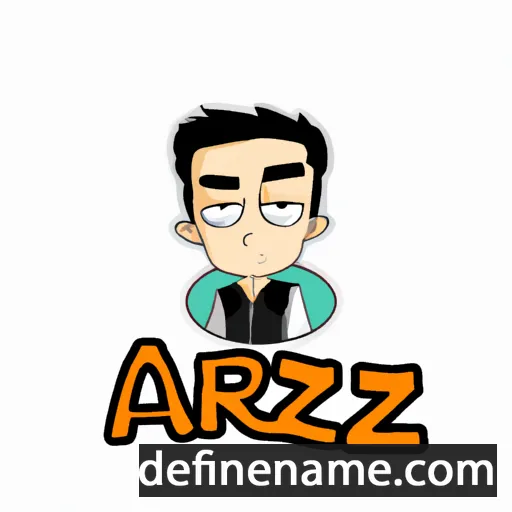 cartoon of the name Ariez