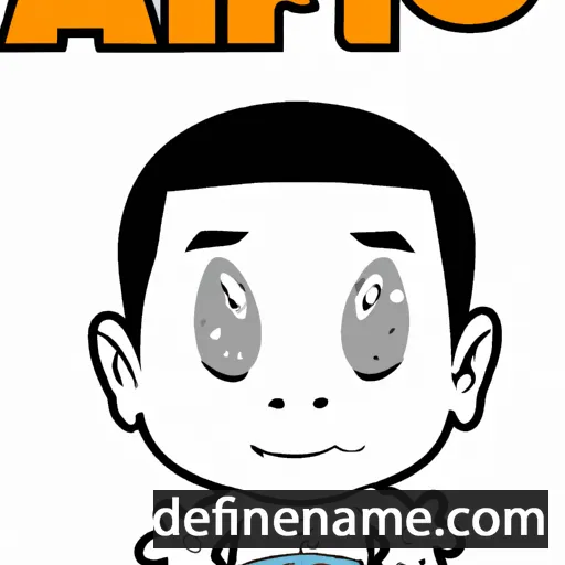 cartoon of the name Arihiro