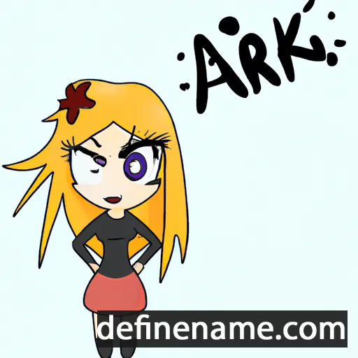 cartoon of the name Arika