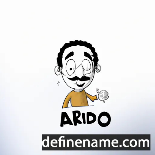 cartoon of the name Arildo