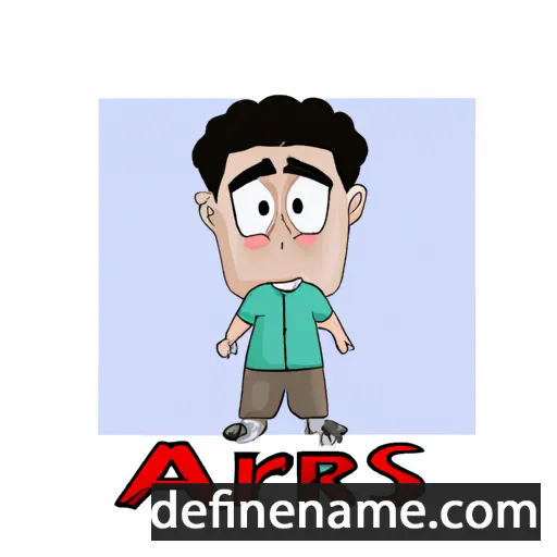 cartoon of the name Aris